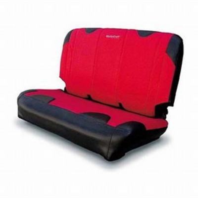 MasterCraft Safety DirtSport Rear Seat Slip Cover (Black/Red) - 700082
