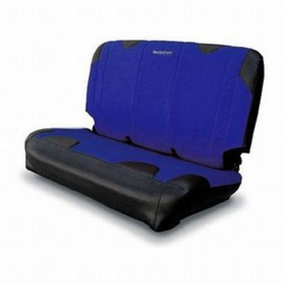 MasterCraft Safety DirtSport Rear Seat Slip Cover (Black/Blue) - 700483