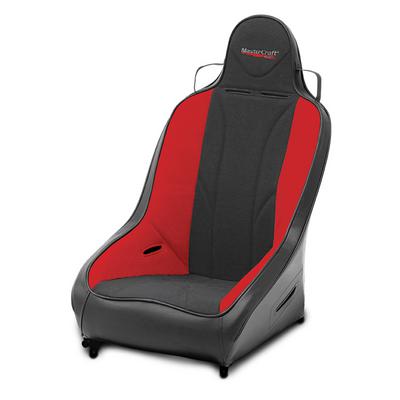 MasterCraft Safety Standard PRO Seat With Fixed Headrest (Black/ Red) - 560012