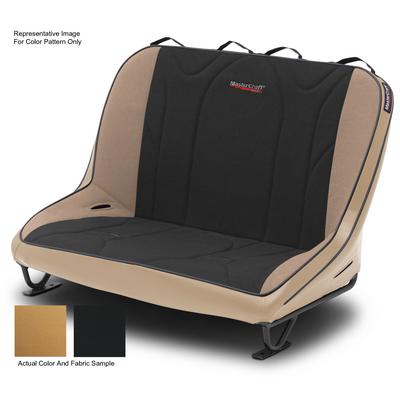 Mastercraft Safety 46 Rubicon Rear Bench Seat Without Headrest Brs Pattern Tan Black 310158 4wheelparts Com - Bucket Seat Covers Without Headrest