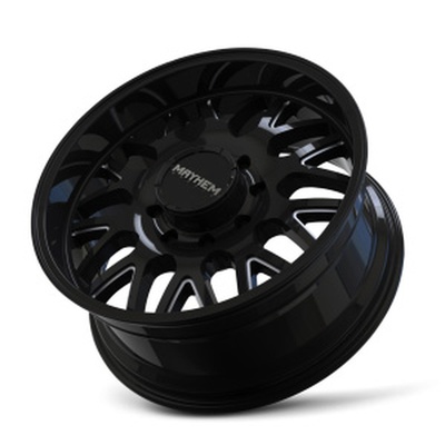 Mayhem Tripwire Wheel, 20x9 With 8 On 170 Bolt Pattern - Black W/Milled Spokes - 8110-2970BM