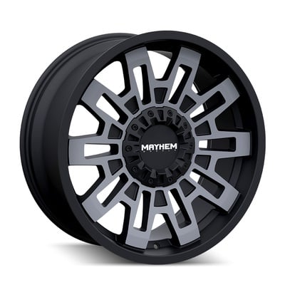 Mayhem Cortex Wheel, 20x9 With 8 On 165.1 Bolt Pattern - Matte Black W/Dark Tint - 8113-2981TM
