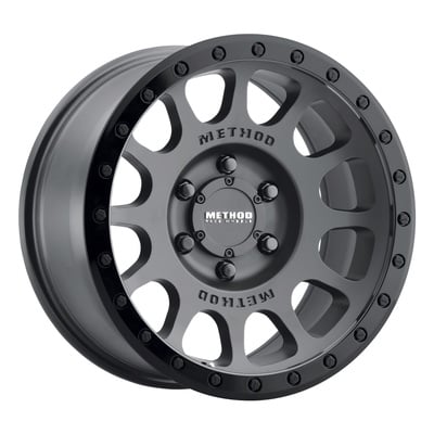 Method Race Wheels 305 NV, 18x9 With 6 On 5.5 Bolt Pattern - Matte Black / Gloss Black - MR305890601018