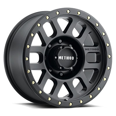 Method Race Wheels 309 Grid, 18x9 With 8 On 170 Bolt Pattern - Matte Black - MR30989087518