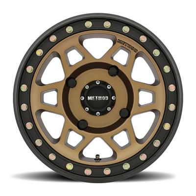Method Race Wheels UTV Series 405 Beadlock, 15x7 With 4 On 156 Bolt Pattern - Bronze - MR40557046943B
