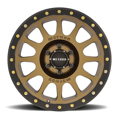 Method Race Wheels 305 NV, 18x9 With 6 On 135 Bolt Pattern - Bronze / Black - MR30589016900