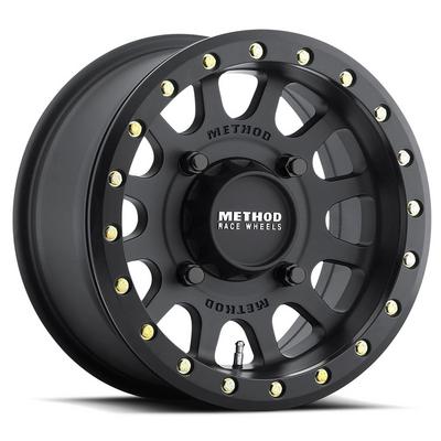 Method Race Wheels UTV Series 401 Beadlock, 15x7 With 4 On 136 Bolt Pattern - Black - MR40157047543B