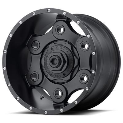 Link MO977, 17x9 Wheel With 5 On 5.5 And 5 On 5 Bolt Pattern - Black Out - MO97779035325