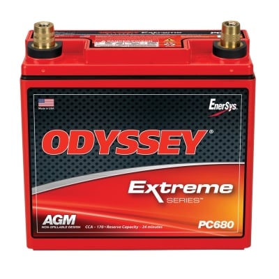 Odyssey Batteries Extreme Series, Powersport, 170 CCA, Top Post - PC680MJT