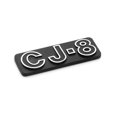 Omix-ADA CJ8 Emblem (Black/Chrome) - DMC-5758601
