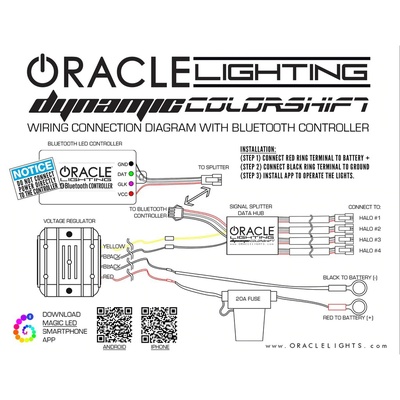 Oracle Lighting Dynamic ColorSHIFT DRL Kit - 2608-332