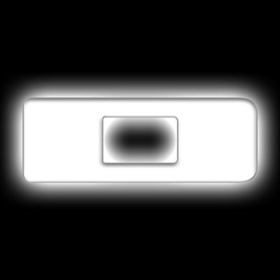 Oracle Lighting Universal Illuminated LED D Letter Badge (Matte White) - 3140-D-001