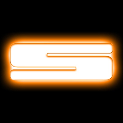 Oracle Lighting Universal Illuminated Amber LED S Letter Badge (Matte White) - 3140-S-005