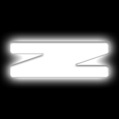 Oracle Lighting Universal Illuminated LED Z Letter Badge (Matte White) - 3140-Z-001