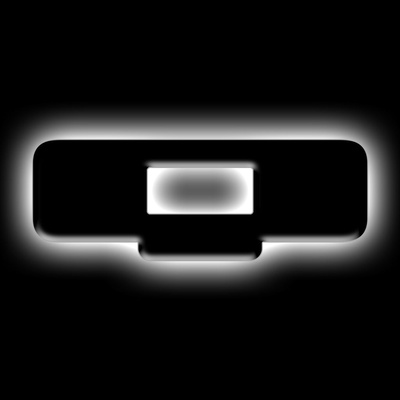 Oracle Lighting Universal Illuminated LED Q Letter Badge (Matte Black) - 3141-Q-001