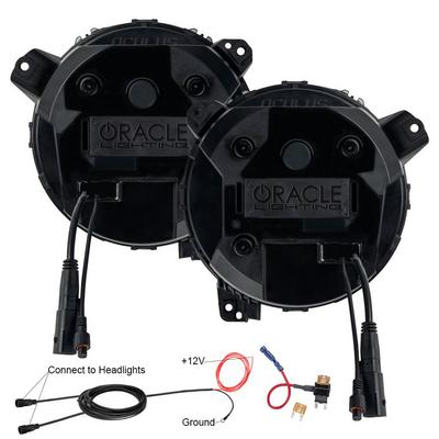 Oracle Lighting Oculus Bi-LED Projector Headlights (Satin Silver Bezel) - 5839-504-PSC