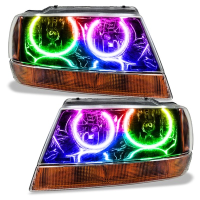 Oracle Lighting Pre-Assembled ColorSHIFT LED Headlights Without Controller - 7167-334