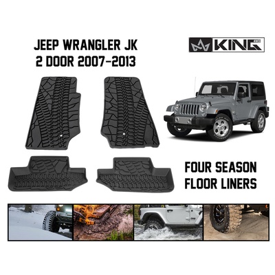 Overland Vehicle Systems King 4WD Premium Four Season Floor Liners - 28010201