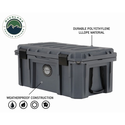 Overland Vehicle Systems 95 QT Dry Box (Dark Grey) - 40100011
