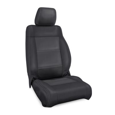 PRP Vinyl Front Seat Covers (Black And Gray) - B022-03