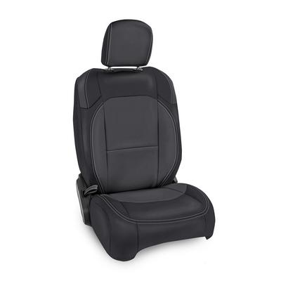 PRP Vinyl Front Seat Covers (Black And Gray) - B039-03