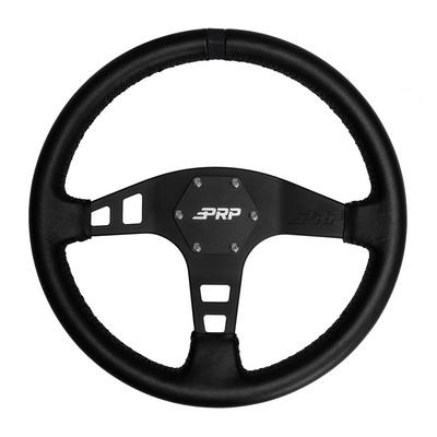 PRP Deep Dish Leather Steering Wheel (Black) - G110