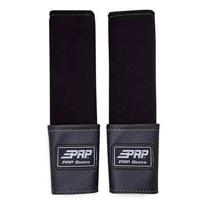 PRP Seatbelt Pads With Pocket (White Trim) - H61-WHITE