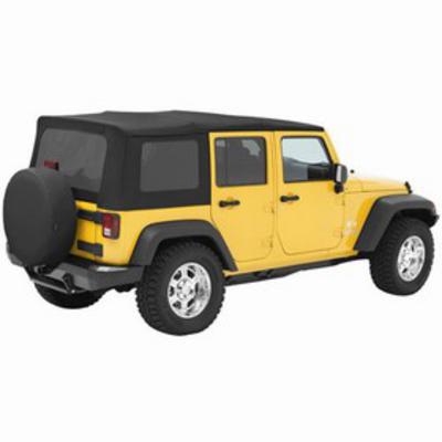 Pavement Ends The Replay Soft Top With Tinted Windows And No Upper Doorskins (Black Diamond) - 51204-35