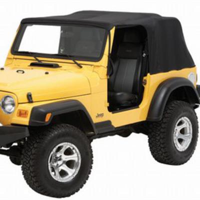 Pavement Ends Emergency Jeep Soft Top (Black) - 56814-01