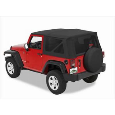Pavement Ends The Replay Soft Top With Tinted Windows And No Upper Doorskins (Black Diamond) - 51202-35