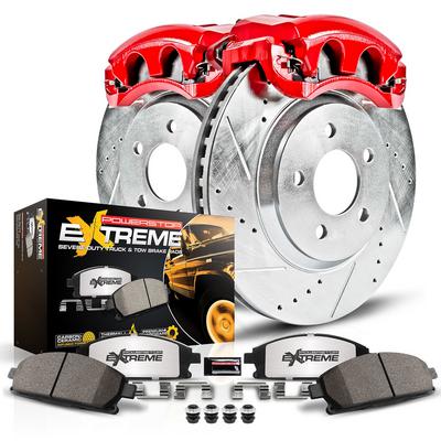 Power Stop Z36 Extreme Performance Truck & Tow Front Brake Kit With Calipers - KC6957-36