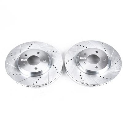 Power Stop Evolution Drilled And Slotted Brake Rotors - AR8293XPR