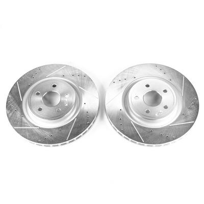 Power Stop Evolution Drilled And Slotted Brake Rotors - AR83080XPR