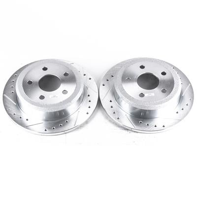 Power Stop AR82107XPR Front Evolution Drilled & Slotted Rotor Pair 