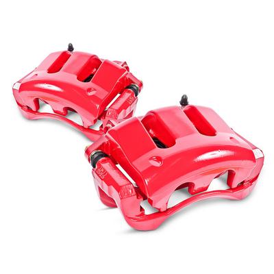 Power Stop Performance Powder Coated Front Calipers With Brackets - S4936