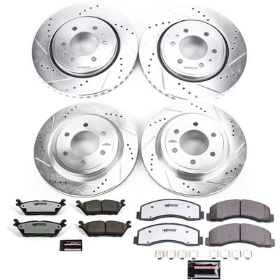 Power Stop Z36 Severe-Duty Truck & Tow Front And Rear Brake Kit - K8026-36