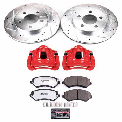 Power Stop Z36 Extreme Performance Truck & Tow Front Brake Kit With Calipers - KC2160-36