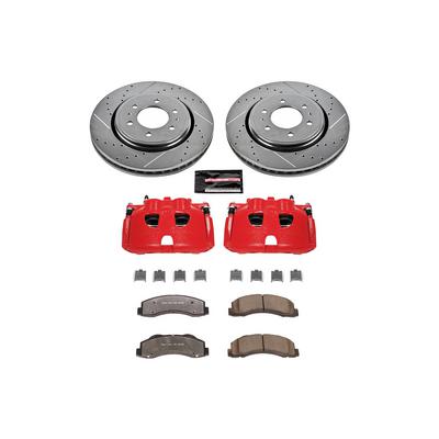 Power Stop Z36 Extreme Performance Truck & Tow Front Brake Kit With Calipers - KC3167-36