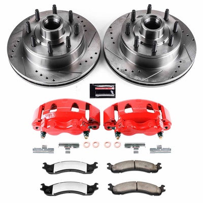 Power Stop Z36 Extreme Performance Truck & Tow Front Brake Kit With Calipers - KC5088-36
