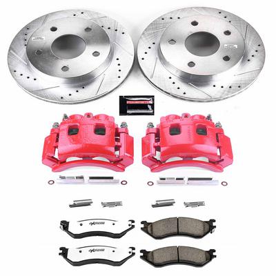 Power Stop Z36 Extreme Performance Truck & Tow Front Brake Kit With Calipers - KC5142-36