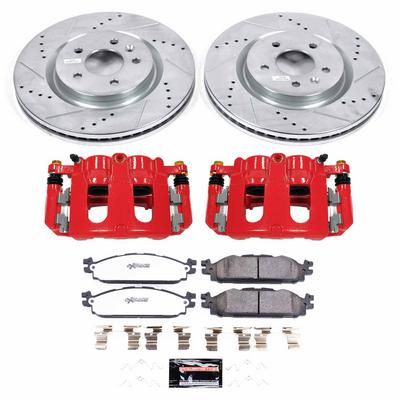 Power Stop Z36 Extreme Performance Truck & Tow Front Brake Kit With Calipers - KC5583-36