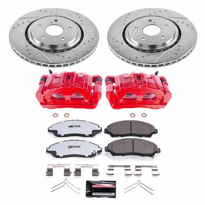 Power Stop Z36 Extreme Performance Truck & Tow Front Brake Kit With Calipers - KC6957-36