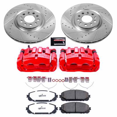 Power Stop Z36 Extreme Performance Truck & Tow Front Brake Kit With Calipers - KC7414-36