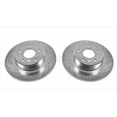 Power Stop Evolution Drilled And Slotted Brake Rotors - EBR485XPR