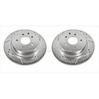 Power Stop Evolution Drilled And Slotted Brake Rotors - JBR1144XPR