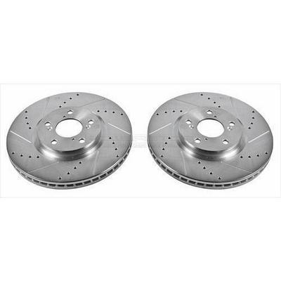 Power Stop Evolution Drilled And Slotted Brake Rotors - JBR1171XPR