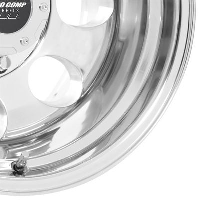Pro Comp 69 Series Vintage Wheel, 16×10 with 8 on 6.5 Bolt Pattern – Polished – 1069-6182 view 2