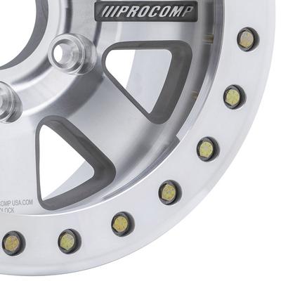 Pro Comp 75 Series Trilogy Race Beadlock Wheel, 17×9 with 6×5.5 Bolt Pattern – Super Machined – 1175-798337 view 3