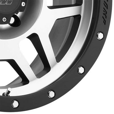 41 Series Phaser, 17×9 Wheel with 5 on 5 Bolt Pattern – Machine Black with Stainless Steel Bolts – 3541-7973 view 3