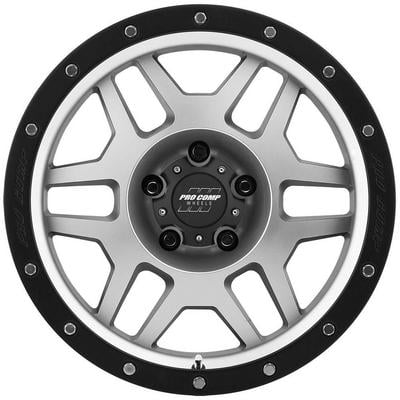 41 Series Phaser, 17×9 Wheel with 5 on 5 Bolt Pattern – Machine Black with Stainless Steel Bolts – 3541-7973 view 2